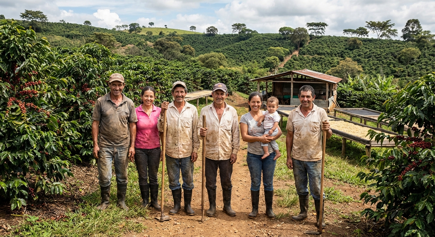 Produtor de café brasileiro